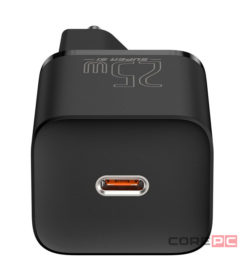 Сетевое зар. устр. Baseus Super Si Quick Charger 1C 25W 1м EU (TZCCSUP-L01) черное