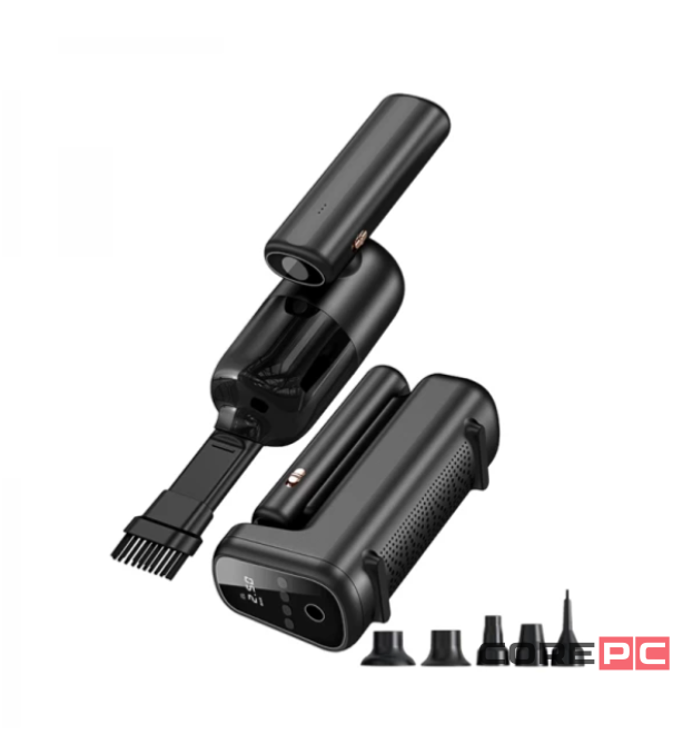 Автомобильный компрессор/пылесос WIWU Inflatable Pumps 5в1 Wi-AI002 черный