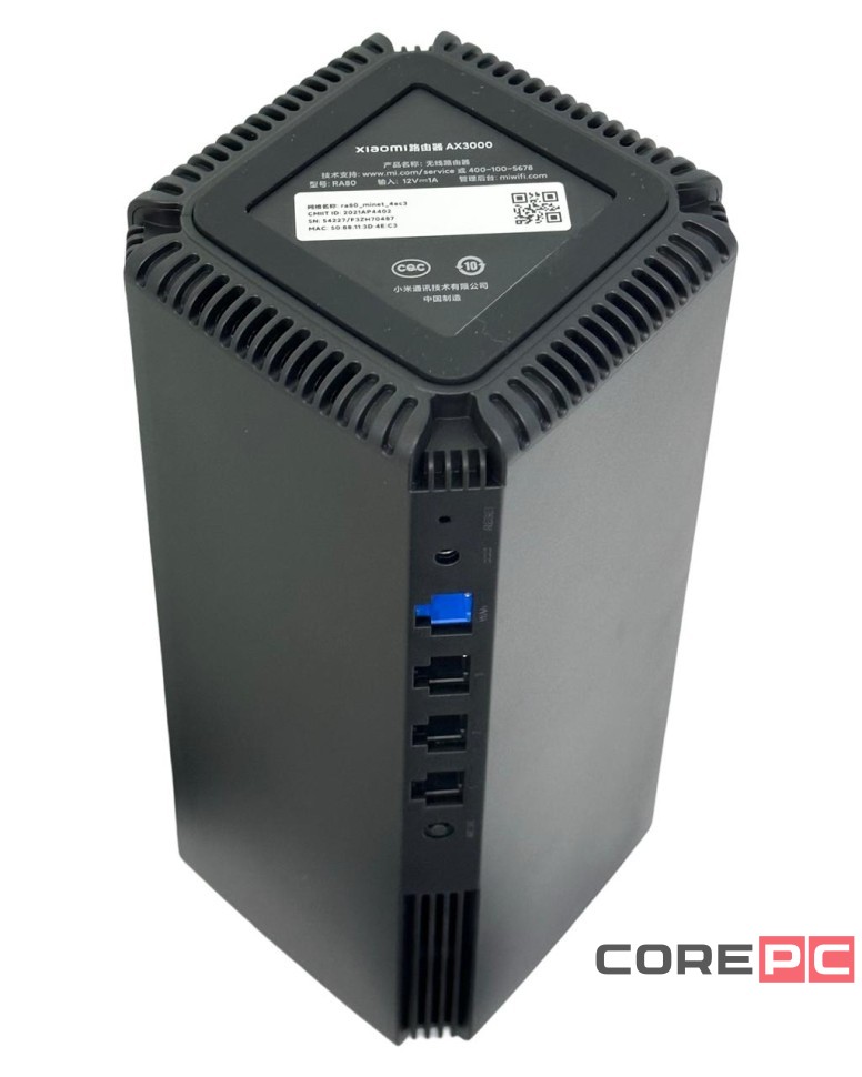 Wi-Fi роутер Xiaomi Router AX3000 (DVB4403CN) черный