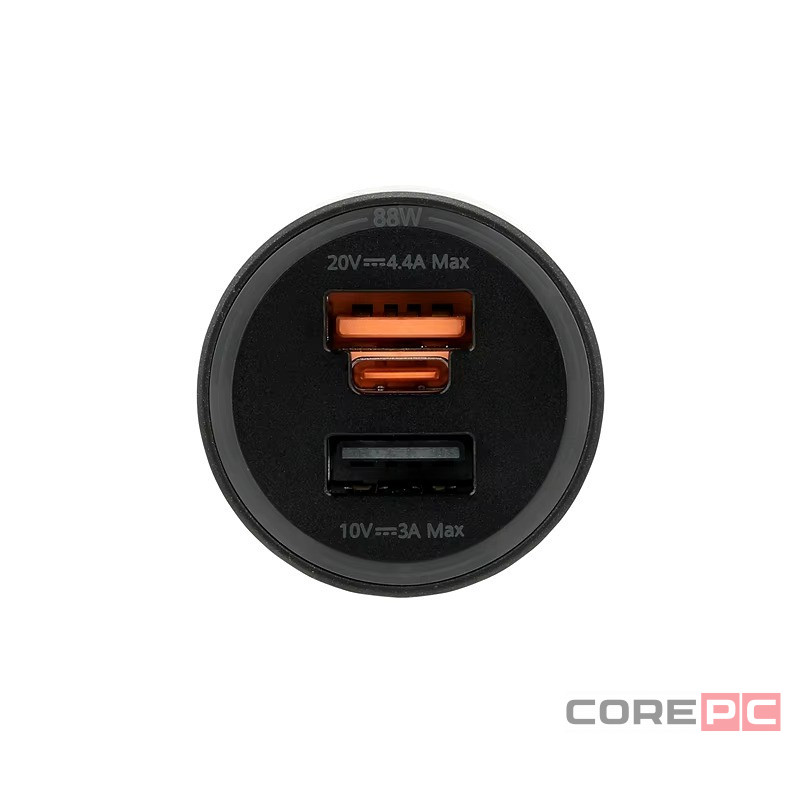 Автомобильное заряд. устр. Huawei P0015 2USB/1C 4.4A 88W черное