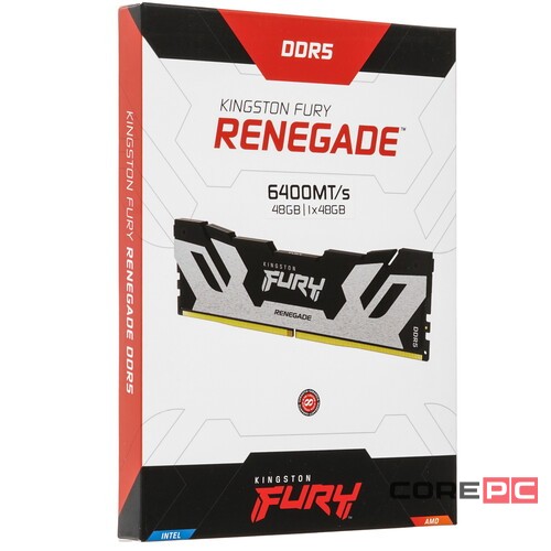 Оперативная память 48 Gb 6400 MHz Kingston FURY Renegade XMP Silver/Black (KF564C32RS-48)