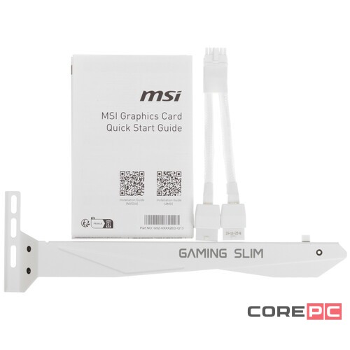 Видеокарта MSI (RTX 4070 Ti SUPER 16G GAMING X SLIM WHITE) GeForce RTX 4070 TI SUPER 16GB GAMING X SLIM White