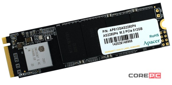 Твердотельный накопитель Apacer 512 Gb AS2280P4 (AP512GAS2280P4-1)