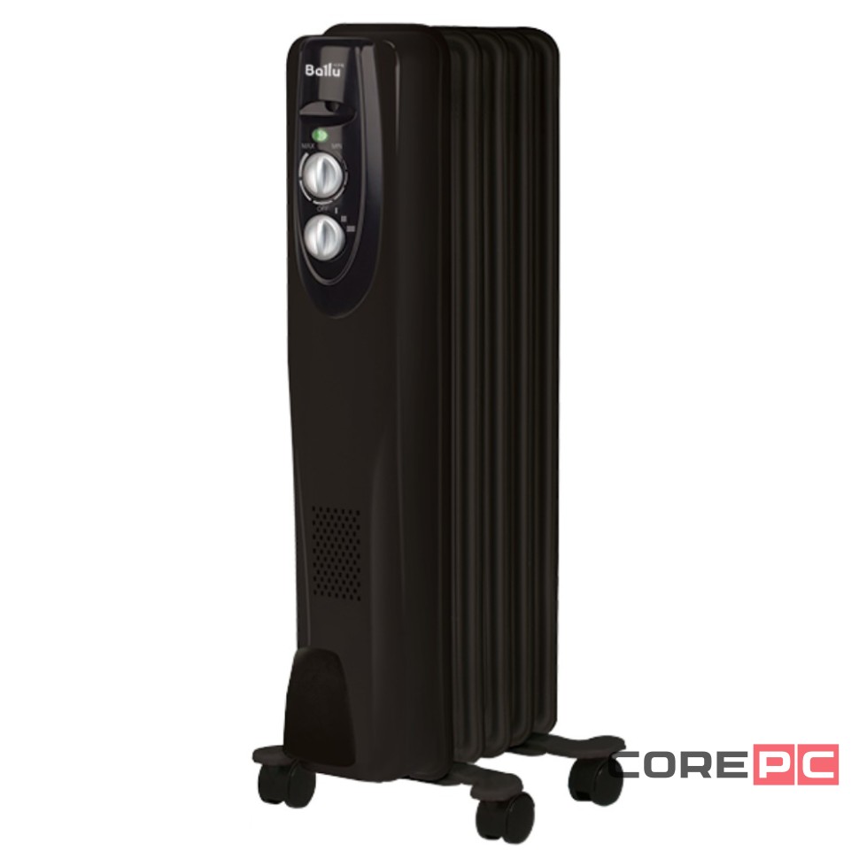 Масляный радиатор Ballu Classic black BOH/CL-05BRN 1000 (5 секций)