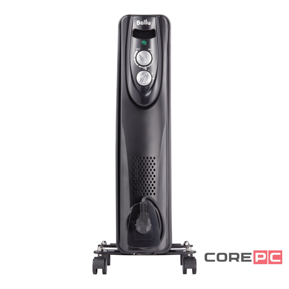 Масляный радиатор Ballu Classic black BOH/CL-05BRN 1000 (5 секций)