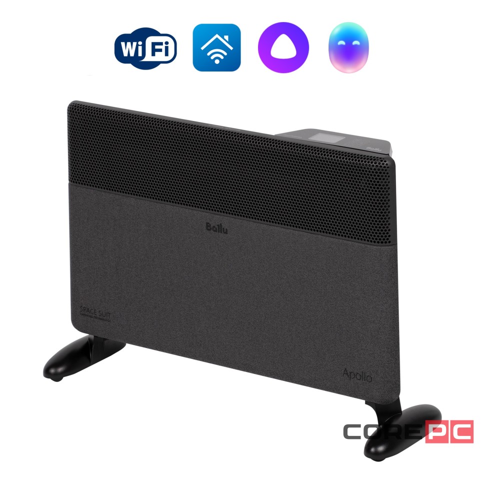 Конвектор электрический Ballu Apollo digital INVERTER Space Black BEC/ATI-2002