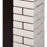 Портал Firelight Bricks Classic камень бежевый, шпон темный дуб