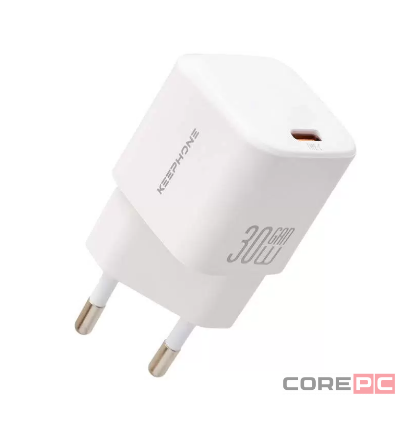 Сетевое зар. устр. Keephone CH-23092 1C 30W белое