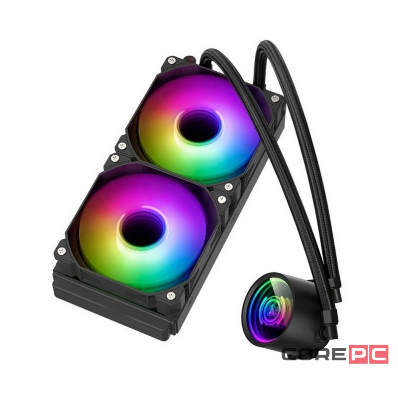 Система жидкостного охлаждения для процессора Segotep BeIce II 240 black RGB