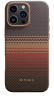 Чехол PITAKA Military-Grade MagEZ Pro 4 для iPhone 16 Pro карбоновый (арамид) Sunset