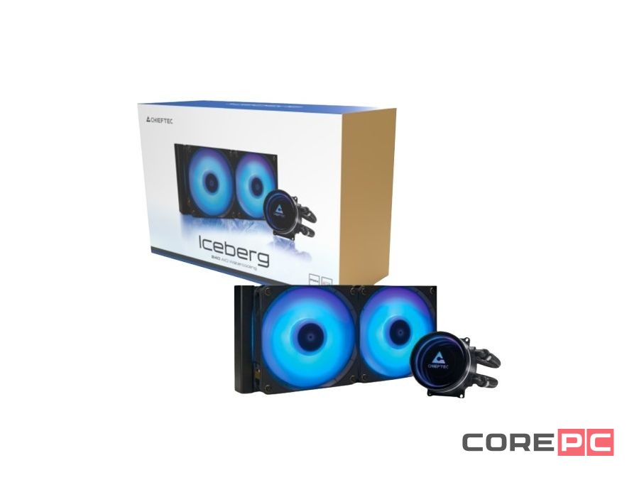 Система жидкостного охлаждения для процессора Chieftec ICEBERG 240 ARGB (CLC-240-RGB)