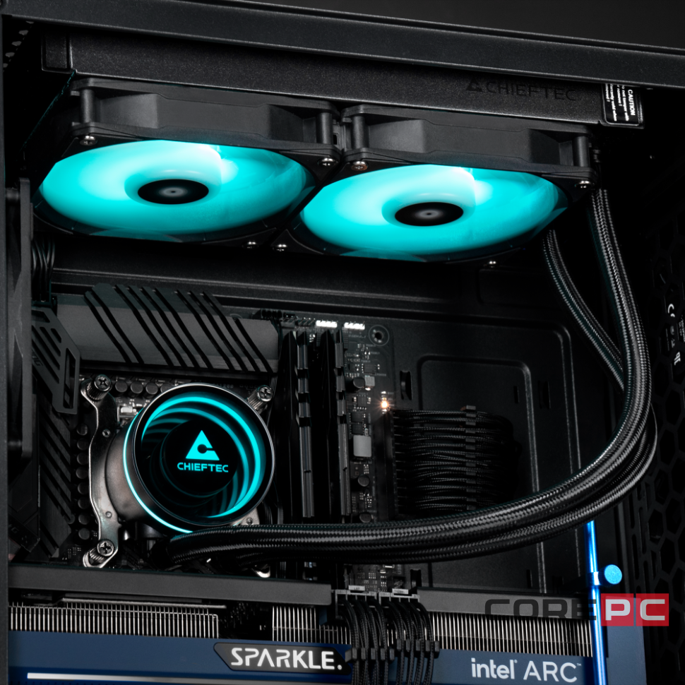 Система жидкостного охлаждения для процессора Chieftec ICEBERG 240 ARGB (CLC-240-RGB)