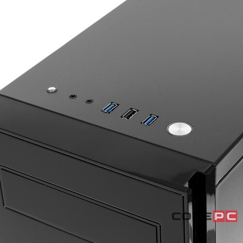 Компьютерный корпус Chieftec HAWK Black (AL-02B-OP)