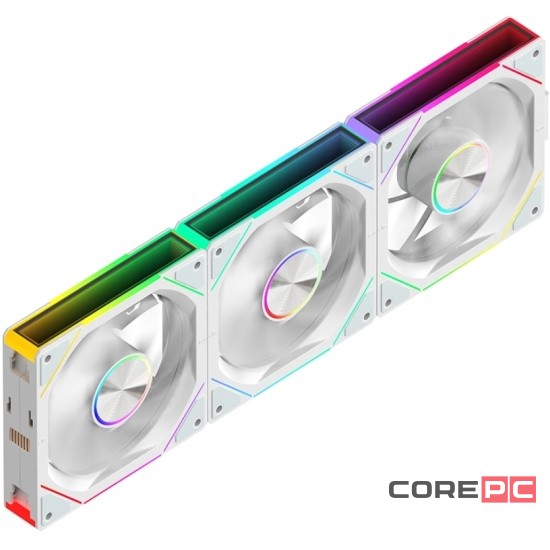 Комплект вентиляторов для корпуса PentaWave PF-U12WS-R Reverse Blade ARGB White (PF-U12WS-R PWM 3in1)