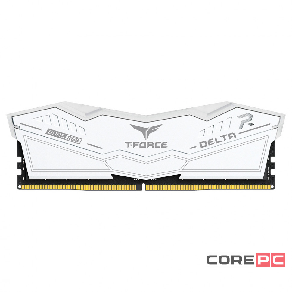 Оперативная память 16 Gb 6000 MHz Team Group T-FORCE DELTA RGB WHITE (FF4D516G6000HC38ADC01)