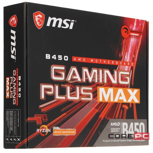 Материнская плата MSI B450 GAMING PLUS MAX
