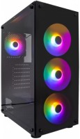 Компьютерный корпус 1STPLAYER FIRE DANCING V3-B FRGB Black (V3-B-BK-4FS1)