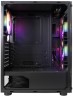Компьютерный корпус 1STPLAYER FIRE DANCING V3-B FRGB Black (V3-B-BK-4FS1)