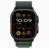 Apple Watch Ultra 2 (2024) 49mm Black Titanium Case Dark Green Alpine Loop (M)