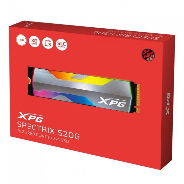 Твердотельный накопитель ADATA 500 Gb XPG SPECTRIX S20G ASPECTRIXS20G-500G-C