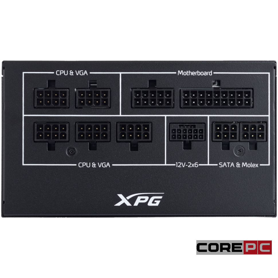 Блок питания ADATA XPG 850W (COREREACTORIIVE850G-BKCEU) 16 Pin (PCIe 5.0 Connector Cable Details)