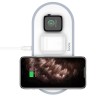 Беспроводное зарядное устройство Hoco (CW24) 3-in-1 Wireless Fast Charger (белый)