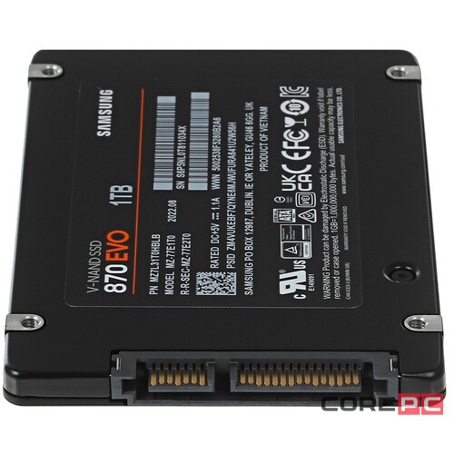 Твердотельный накопитель Samsung 1000 Gb 870 EVO MZ-77E1T0BW