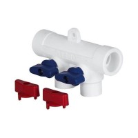 Коллектор TEBO бел. PP-R 40x20х4 вых. универсальный (2/10), арт. 030091273