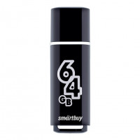 USB флеш накопитель Smartbuy 64GB Glossy series Black (SB64GBGS-K)