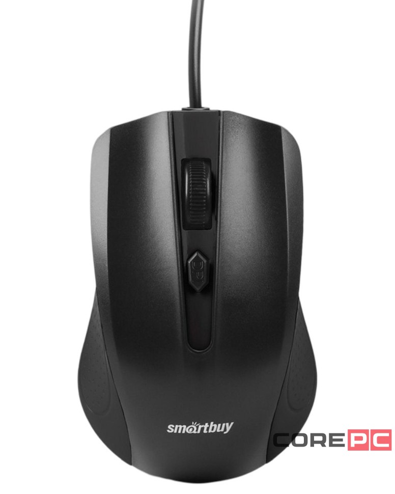 Мышь проводная Smartbuy ONE 352 USB/DPI 800-1200-1600/4 кнопки/1.24м (SBM-352-K) черная