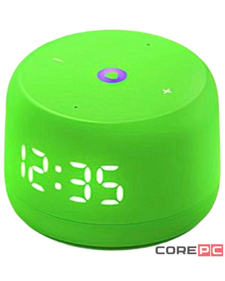 Умная колонка Яндекс Станция Лайт 2 с часами зелёная