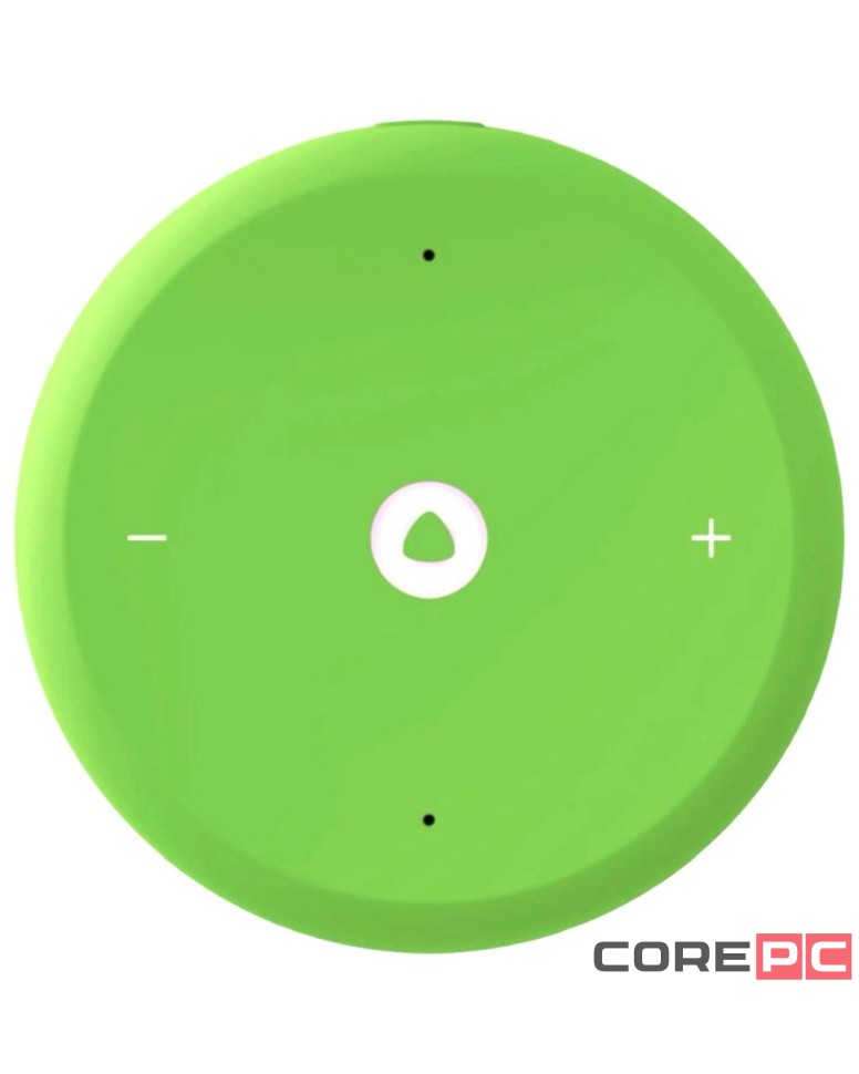 Умная колонка Яндекс Станция Лайт 2 с часами зелёная