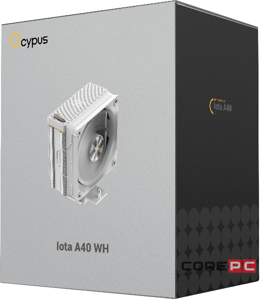 Кулер для процессора Ocypus Lota A40 WH Digital White (Iota-A40-WH1NNWD00X-GL)