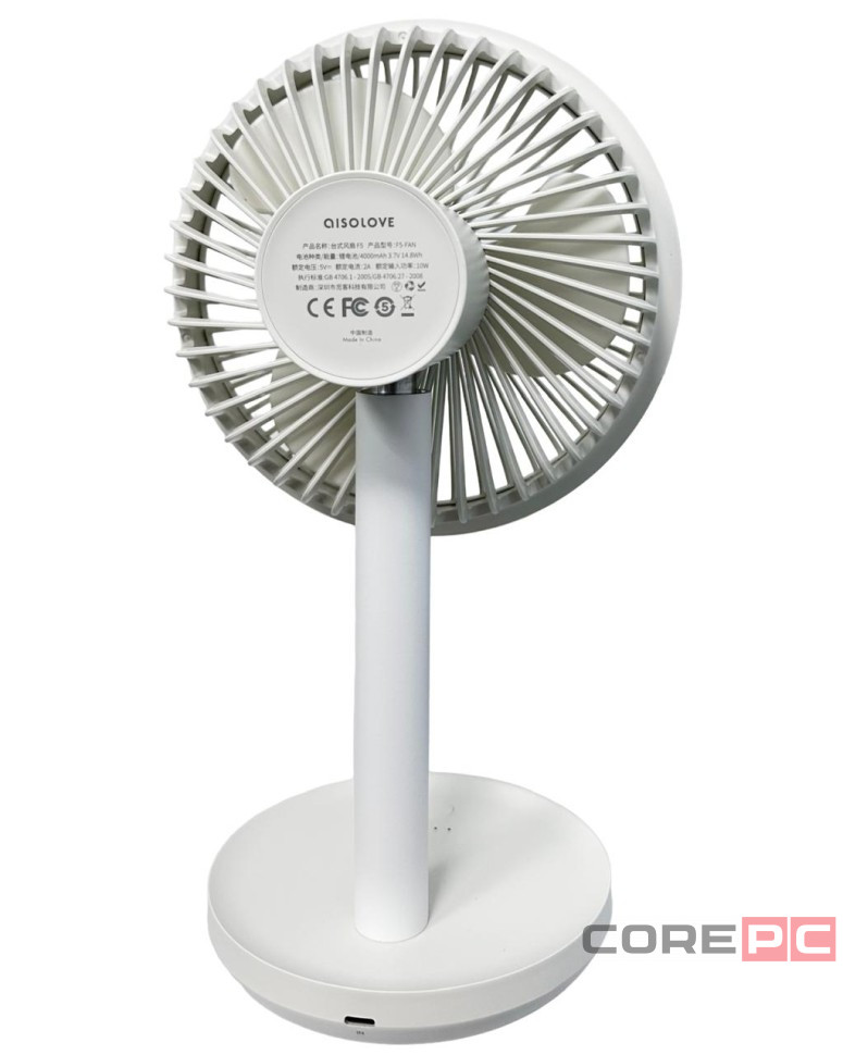 Вентилятор настольный Xiaomi Solove F5 белый