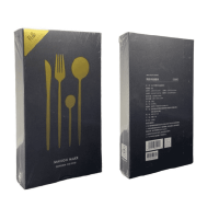 Набор столовых приборов Xiaomi Maison Maxx Modern Flatware Set (4 предмета) золотой