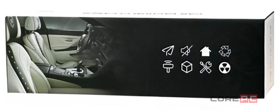 Автомобильный беспроводной пылесос Tellwoo черный