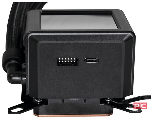 Система жидкостного охлаждения для процессора Lian Li GALAHAD II LCD 360 Black ARGB (GA2ALCD36B) (G89.GA2ALCD36B.R0) PWM