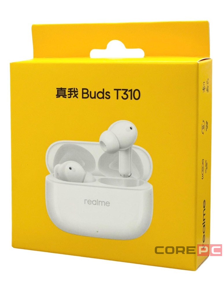 Беспроводные наушники TWS Realme Buds T310 белые