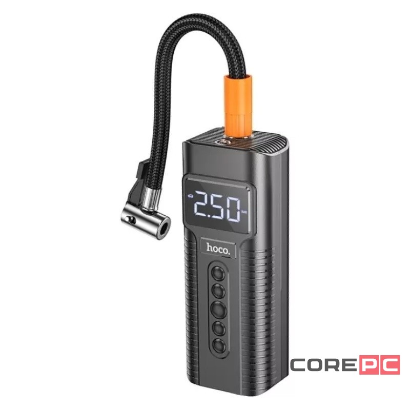 Автомобильный воздушный насос HOCO PH55 Roys черный