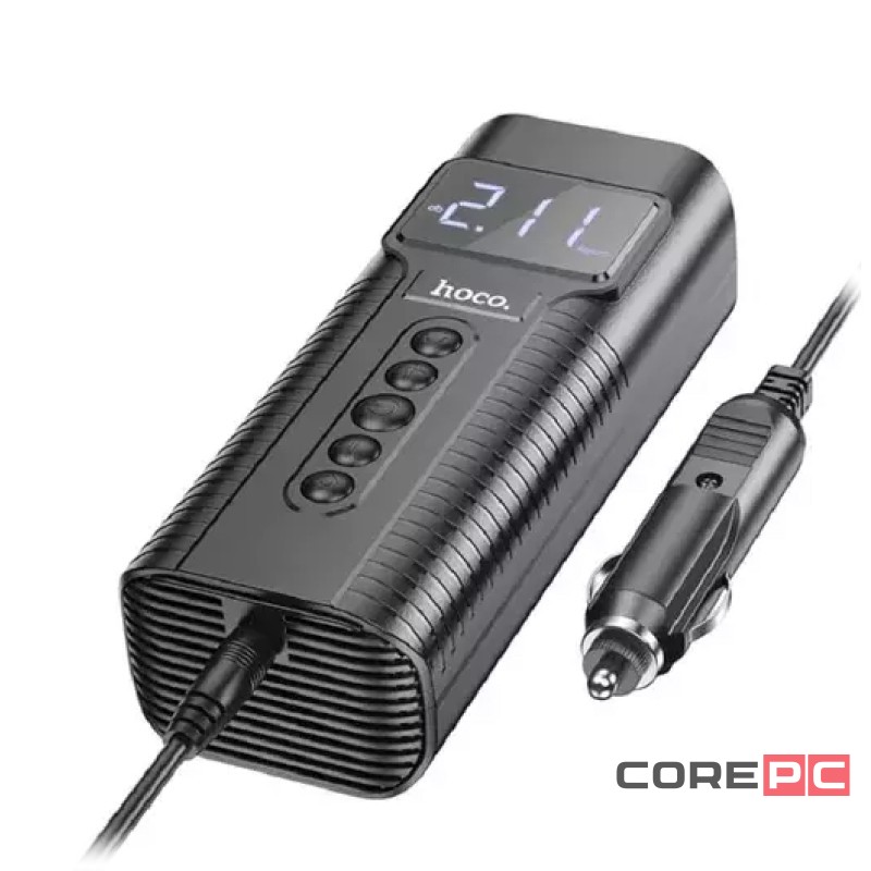 Автомобильный воздушный насос HOCO PH55 Roys черный