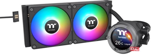 Система жидкостного охлаждения для процессора Thermaltake ARGB Black (CL-W414-PL12SW-A)