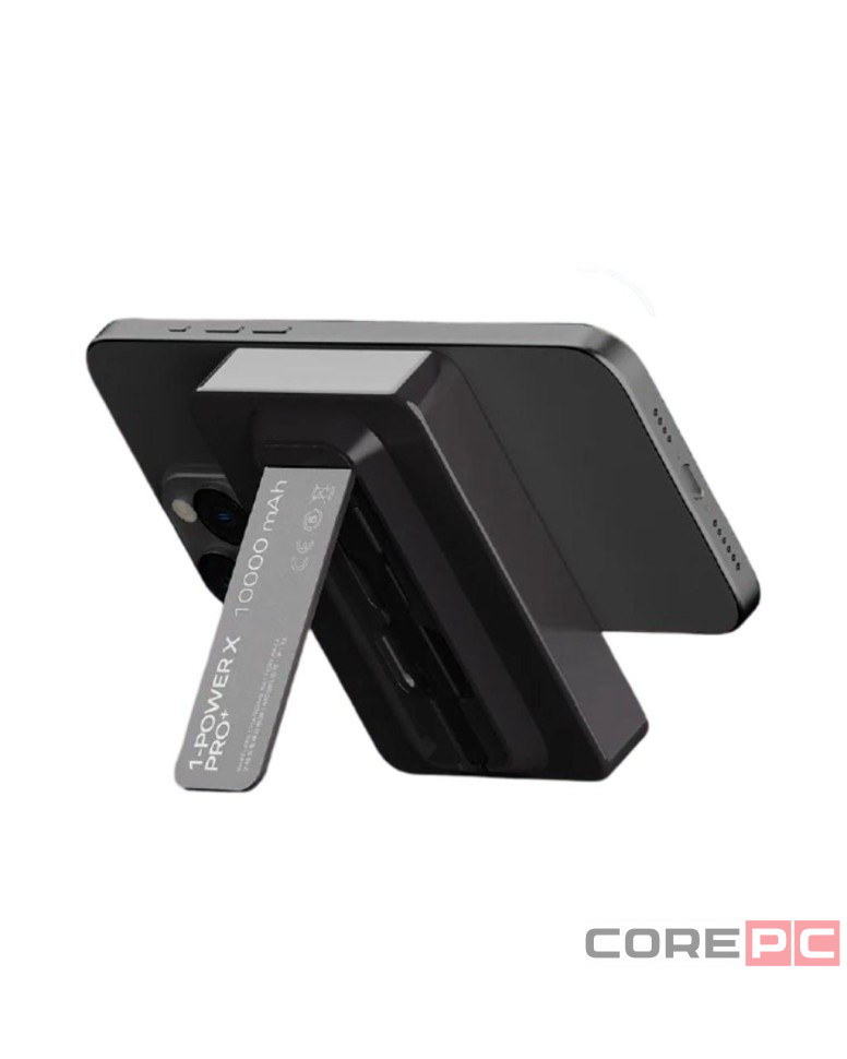 Powerbank магнитный с MagSafe Momax 1-Power X Pro+ 10000mAh IP132HKD черный