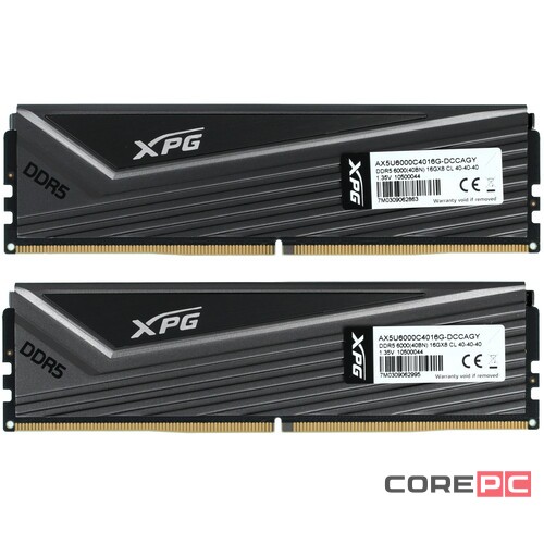 Оперативная память 32 Gb 6000 MHz ADATA XPG CASTER Black (AX5U6000C4016G-DCCAGY)