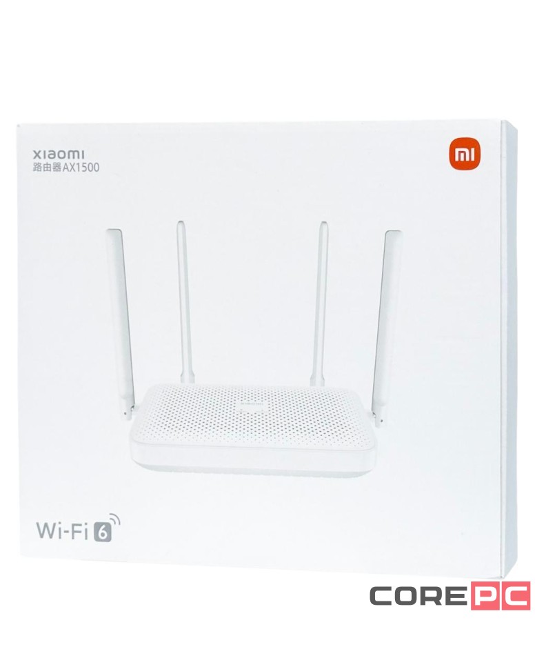 Wi-Fi роутер Xiaomi Router AX1500 RD04 CN белый