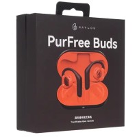 Наушники беспроводные Bluetooth Haylou OW01 Purfree красно-черные