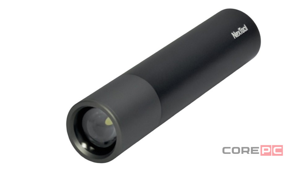 Фонарик NexTool Simplicity Zoom Flashlight NE20163 черный