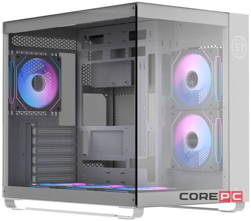 Компьютерный корпус Ocypus Lota C70 WH TG ARGB White (Iota-C70-WHD600XX-GL)