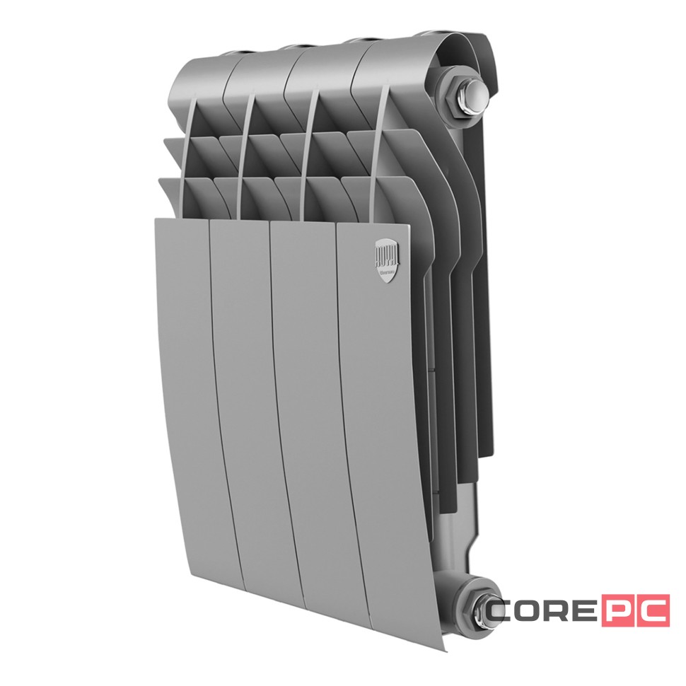 Радиатор биметаллический Royal Thermo BILINER B 350 Серебристый - 4 секц.