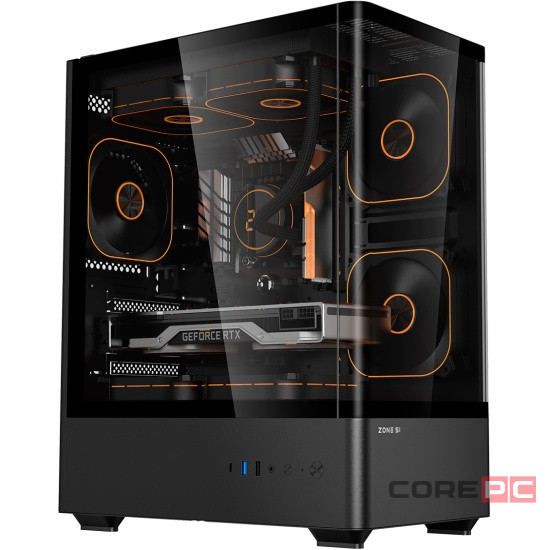 Компьютерный корпус Zone 51 Fury Black (Z51CASFURBK)