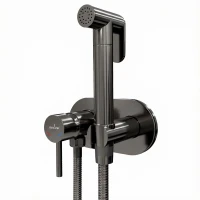 Смеситель для гигиенического душа MIXLINE МЛ31-085Г/ML31-085GR, рычажное управление, цвет хром